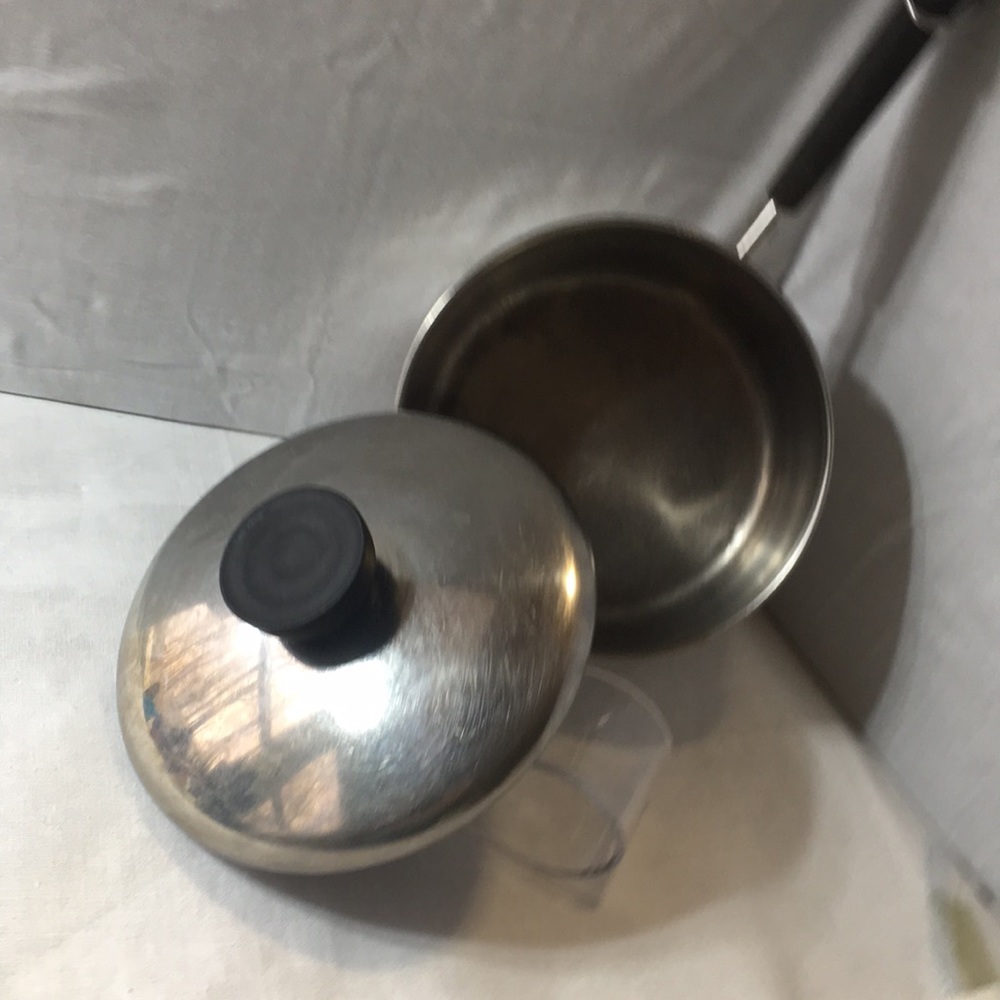 Vintage Paul Revere stainless copper bottom 1 quart saucepan
